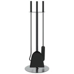 4 Piece Fireplace Tool Set 22x59 cm Steel