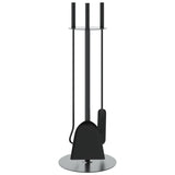 4 Piece Fireplace Tool Set 22x59 cm Steel - Top-Down View