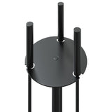 4 Piece Fireplace Tool Set 22x59 cm Steel