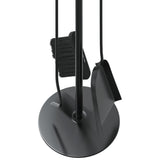 4 Piece Fireplace Tool Set 22x59 cm Steel - Low Angle