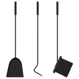 4 Piece Fireplace Tool Set 22x59 cm Steel - Extra Image
