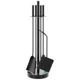 5 Piece Fireplace Tool Set 18x66 cm Steel - Front View