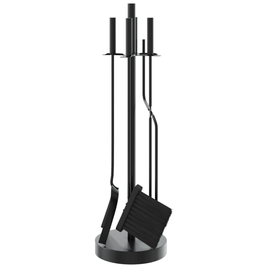 5 Piece Fireplace Tool Set 18x66 cm Steel