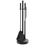 5 Piece Fireplace Tool Set 18x66 cm Steel