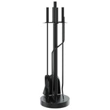 5 Piece Fireplace Tool Set 18x66 cm Steel