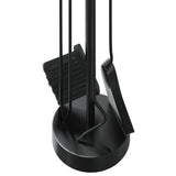 5 Piece Fireplace Tool Set 18x66 cm Steel