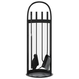 5 Piece Fireplace Tool Set 23x15x66 cm Steel