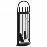 5 Piece Fireplace Tool Set 23x15x66 cm Steel