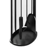 5 Piece Fireplace Tool Set 23x15x66 cm Steel