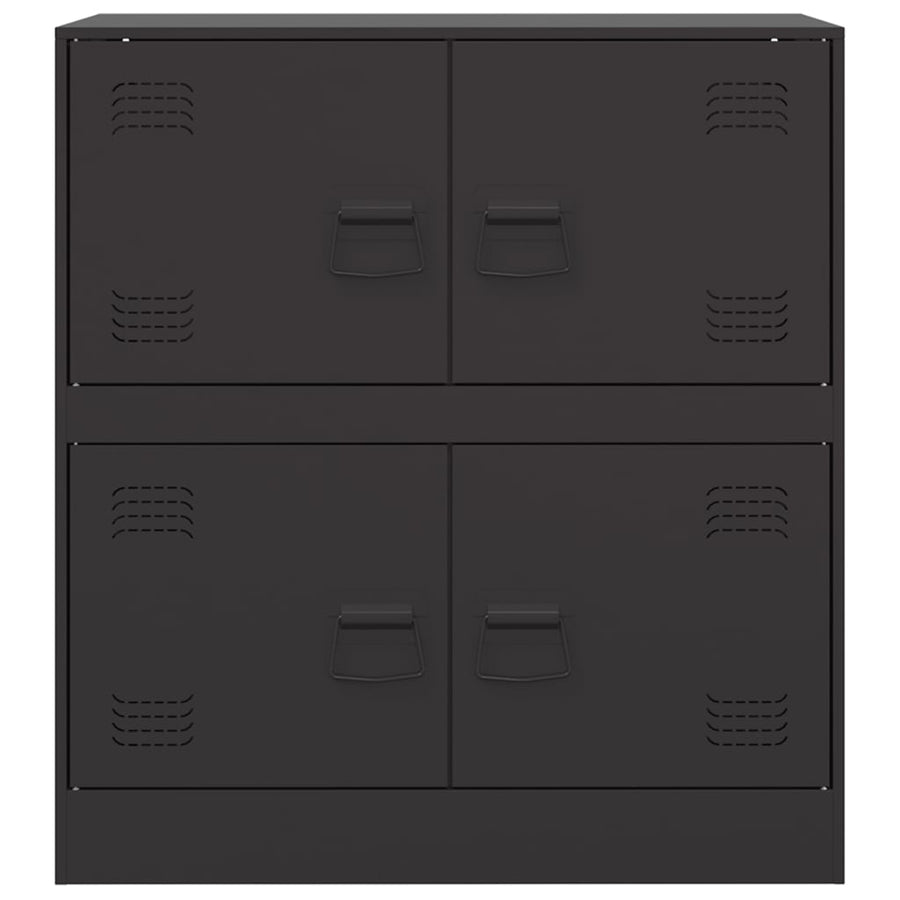 Sideboard Black 67x39x73 cm Steel