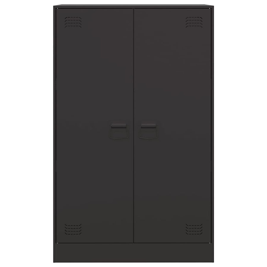 Sideboard Black 67x39x107 cm Steel