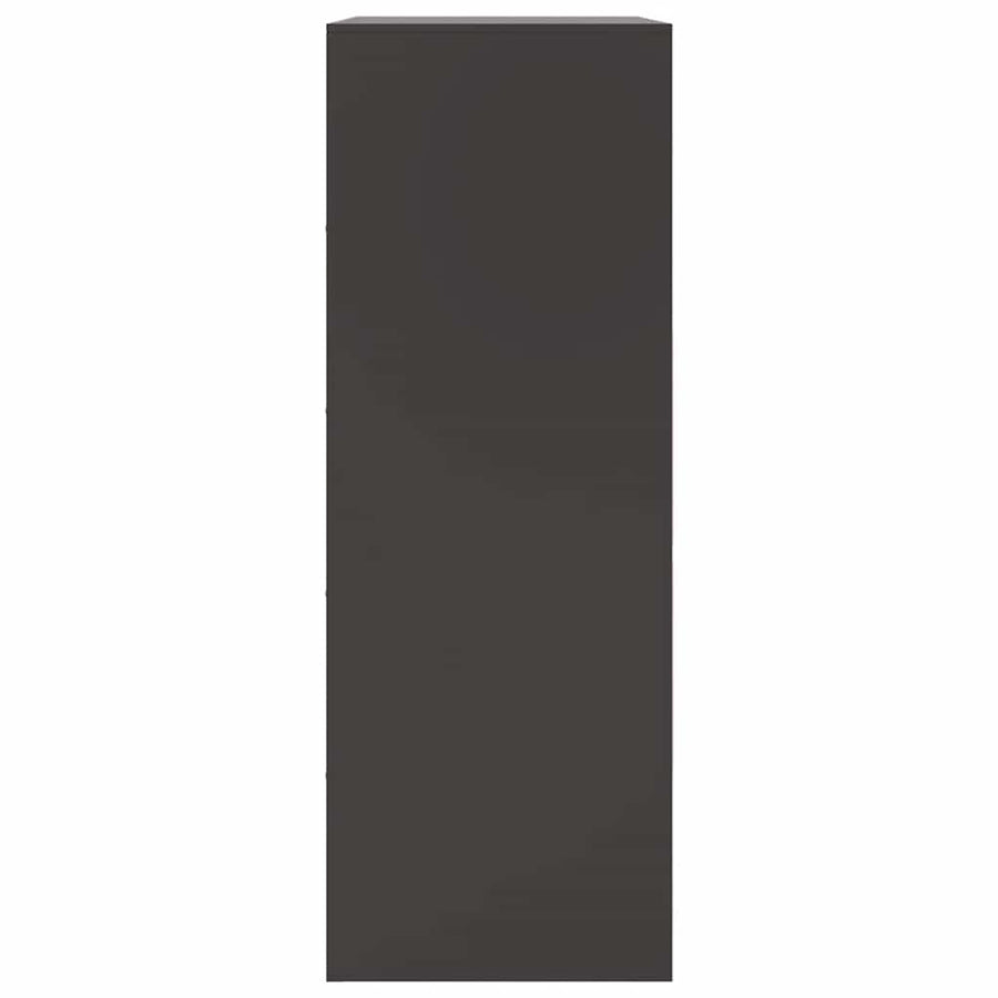 Sideboard Black 67x39x107 cm Steel