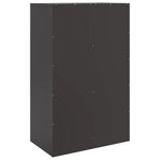 Sideboard Black 67x39x107 cm Steel