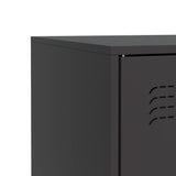 Sideboard Black 67x39x73 cm Steel - Extra Image