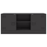 TV Cabinet Black 99x39x44 cm Steel