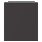 TV Cabinet Black 99x39x44 cm Steel - Low Angle