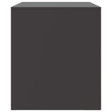 TV Cabinets 2 pcs Black 67x39x44 cm Steel