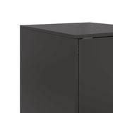 Sideboard Black 34.5x39x107 cm Steel - Extra Image