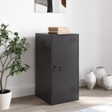 Sideboard Black 34.5x39x73 cm Steel - Side View