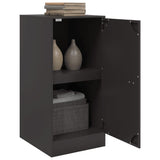 Sideboard Black 34.5x39x73 cm Steel - 45-Degree Angle