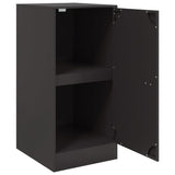 Sideboard Black 34.5x39x73 cm Steel - Close-Up Angle