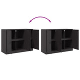 Sideboard Black 99x39x73 cm Steel