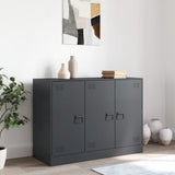 Sideboard Anthracite 99x39x73 cm Steel - Side View