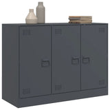 Sideboard Anthracite 99x39x73 cm Steel - Top-Down View