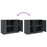 Sideboard Anthracite 99x39x73 cm Steel - Extra Image
