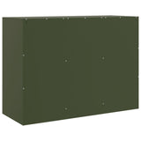 Sideboard Olive Green 99x39x73 cm Steel - Extra Image