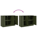 Sideboard Olive Green 99x39x73 cm Steel - Extra Image