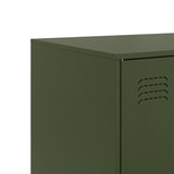 Sideboard Olive Green 99x39x73 cm Steel - Extra Image