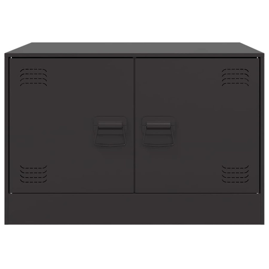 Coffee Table Black 67x50x44 cm Steel