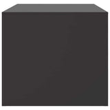 Coffee Table Black 67x50x44 cm Steel - Low Angle