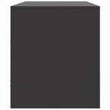 TV Cabinet Black 99x39x44 cm Steel - Low Angle