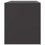 TV Cabinets 2 pcs Black 67x39x44 cm Steel - Low Angle