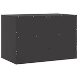 TV Cabinets 2 pcs Black 67x39x44 cm Steel - Extra Image