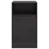 Bedside Cabinets 2 pcs Black 34.5x39x62 cm Steel - 45-Degree Angle