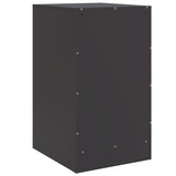 Bedside Cabinets 2pcs Black 34.5x39x62 cm Steel - Extra Image