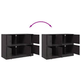 Sideboard Black 99x39x73 cm Steel - Extra Image