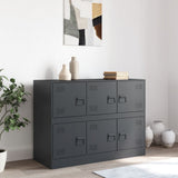 Sideboard Anthracite 99x39x73 cm Steel - Side View