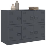 Sideboard Anthracite 99x39x73 cm Steel - Top-Down View
