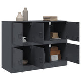 Sideboard Anthracite 99x39x73 cm Steel - 45-Degree Angle