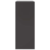Highboard Black 67x39x95 cm Steel - Low Angle