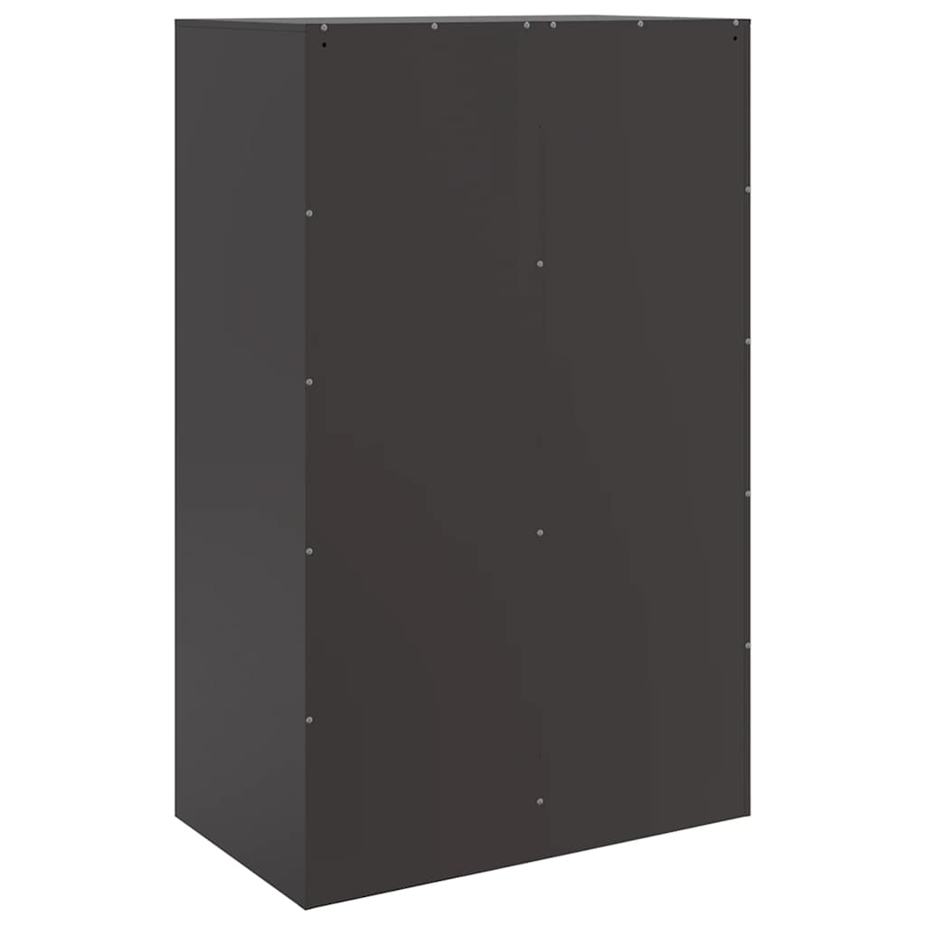 Highboard Black 67x39x95 cm Steel