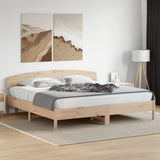 Headboard 180 cm Solid Wood Pine - Side View