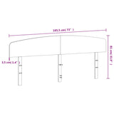 Headboard 180 cm Solid Wood Pine - Extra Image