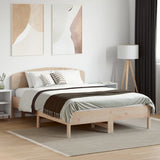 Headboard 135 cm Solid Wood Pine - Side View