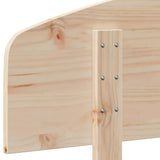 Headboard 135 cm Solid Wood Pine - Close-Up Angle