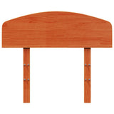 Headboard Wax Brown 100 cm Solid Wood Pine